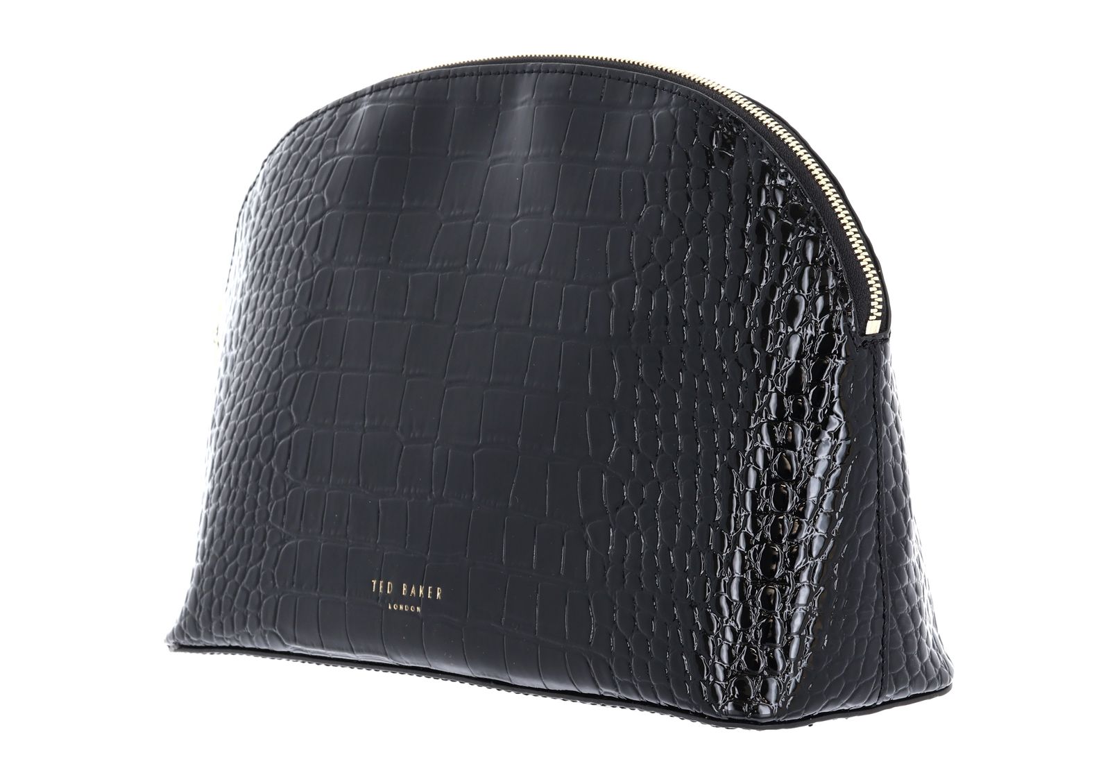 Ted Baker Valoris Croc Effect Large Washbag Black Ted Baker Valoris Croc Effect Large Washbag Black
