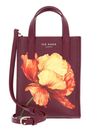 Ted Baker Shilee Printed Flower Mini Icon Bag Wine