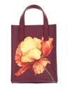 Ted Baker Shilee Printed Flower Mini Icon Bag Wine