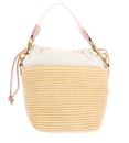 Ted Baker Raffyna Webbing Detail Raffia Small Bucket Bag S Pink