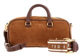 Ted Baker Shayia Elongated Suede Boxy Top Handle Bag Brown Ted Baker Shayia Elongated Suede Boxy Top Handle Bag Brown