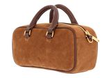 Ted Baker Shayia Elongated Suede Boxy Top Handle Bag Brown Ted Baker Shayia Elongated Suede Boxy Top Handle Bag Brown