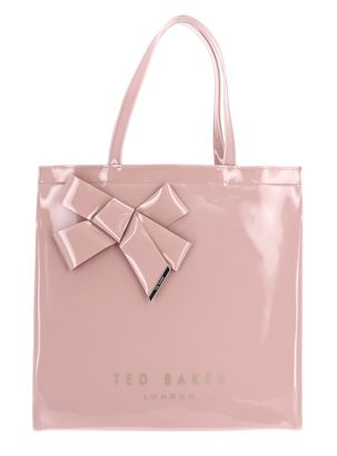 Ted Baker Niconna Bow Detail Large Icon Bag L Pl - Pink