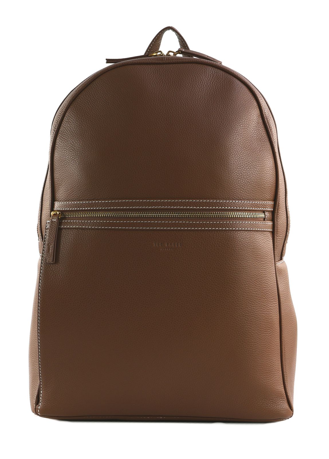 Ted Baker Silvio Pebbled Leather Backpack Tan