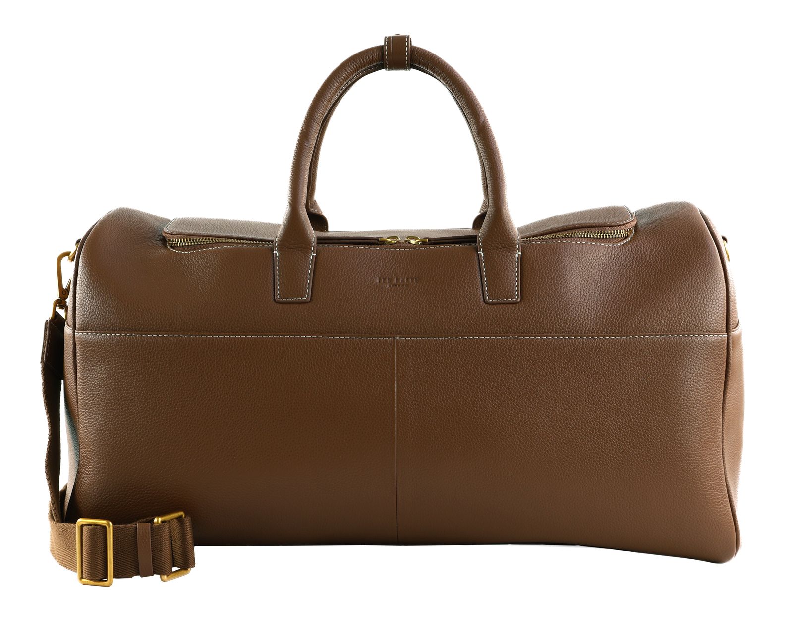 Ted Baker Siimons Pebbled Leather Holdall Tan