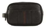 Ted Baker Keilab Stripe PU Washbag Brn-Choc Ted Baker Keilab Stripe PU Washbag Brn-Choc