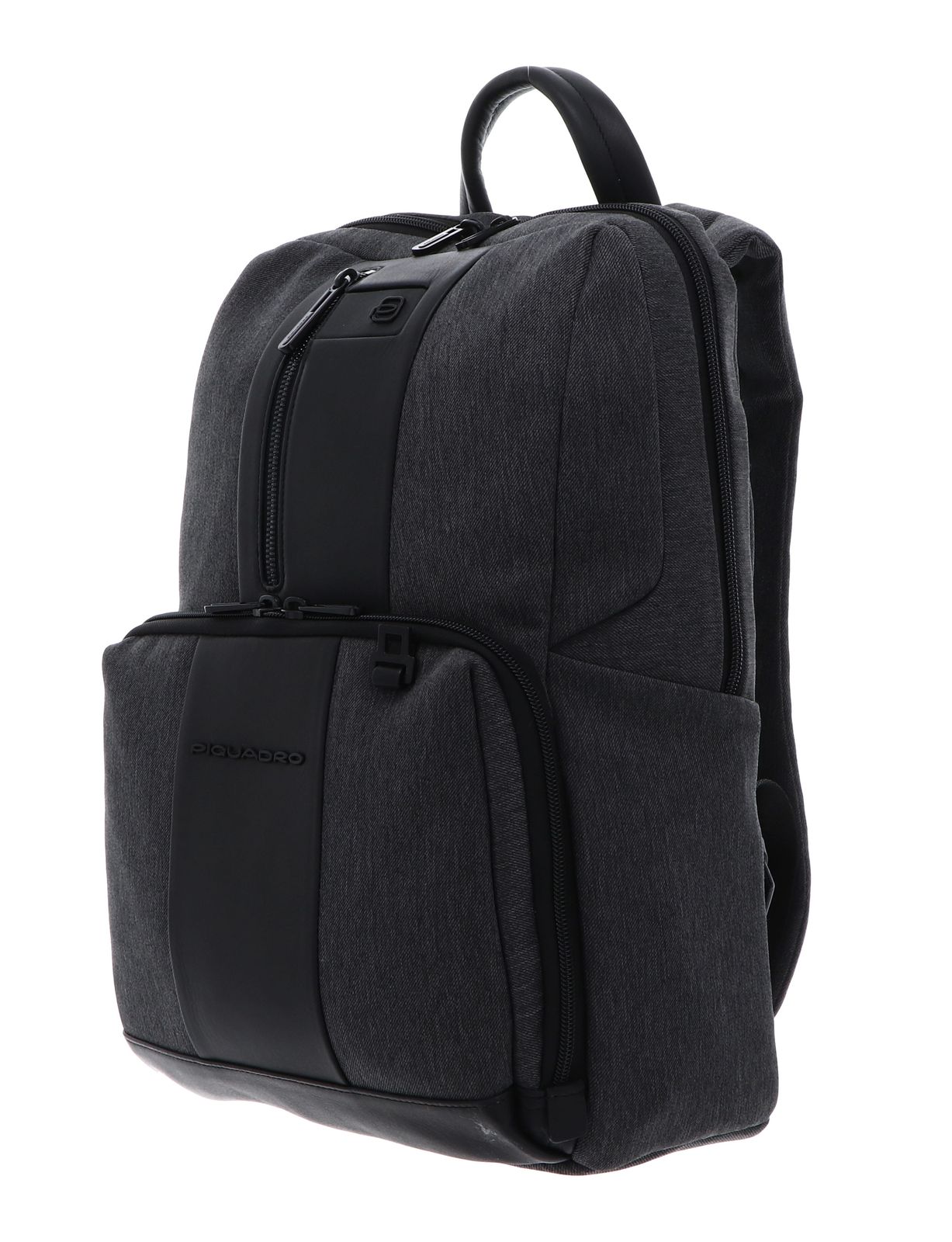 PIQUADRO Brief Computer Backpack Grigio / Nero PIQUADRO Brief Computer Backpack Grigio / Nero