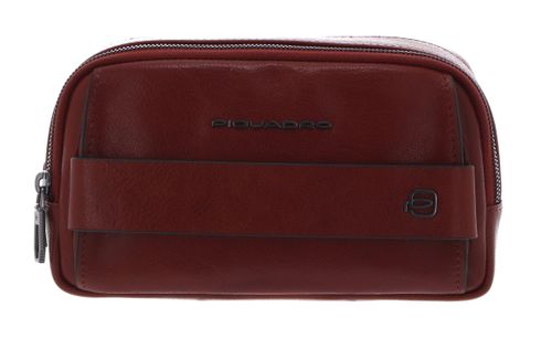 PIQUADRO Solm Leather Clutch Cuoio