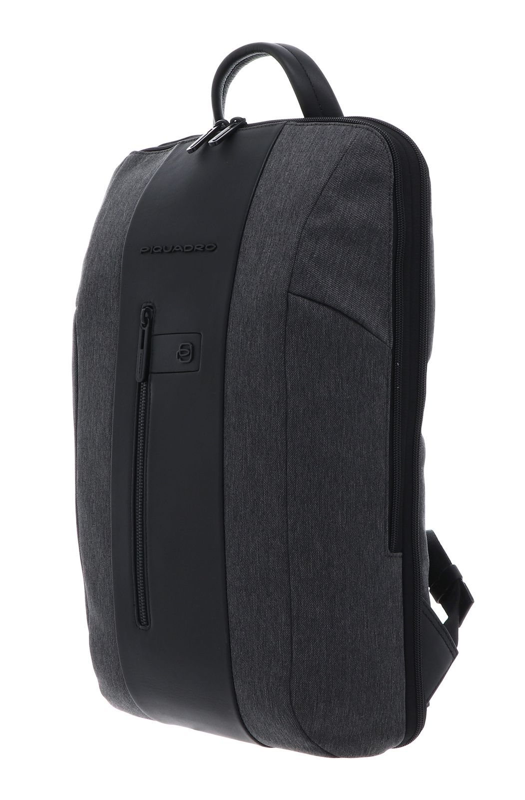 PIQUADRO Brief2 Slim Expandable Backpack M Grigio / Nero PIQUADRO Brief2 Slim Expandable Backpack M Grigio / Nero