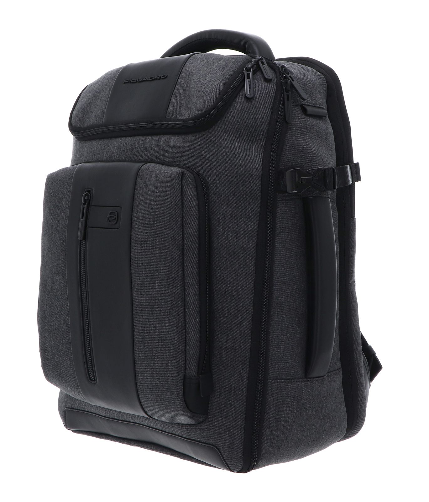 PIQUADRO Brief2 Exp.Travel Laptop Backpack Grigio / Nero PIQUADRO Brief2 Exp.Travel Laptop Backpack Grigio / Nero