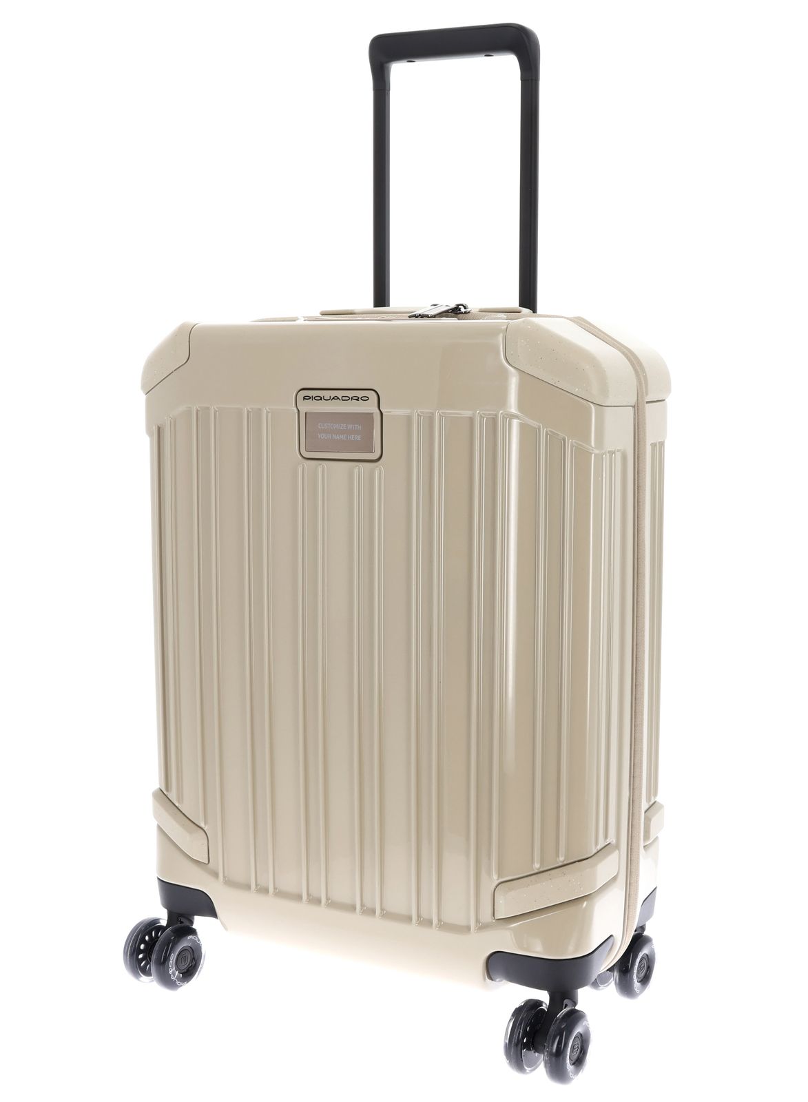 PIQUADRO Pop Cabin Trolley 4 Wheels S Beige