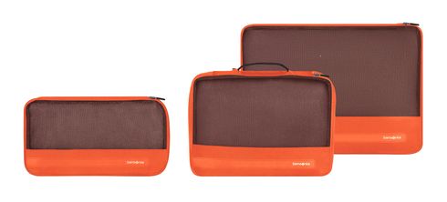 Samsonite TA Revolution Set of 3 Packing Cubes Orange