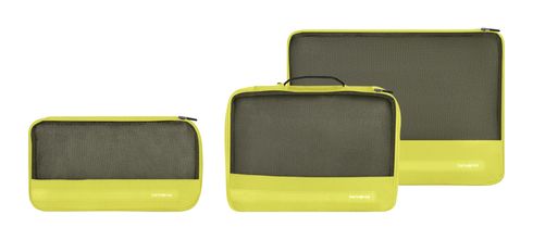 Samsonite TA Revolution Set of 3 Packing Cubes Lime