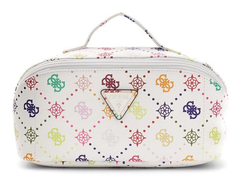 GUESS Silia LRG Cosmetic Travel Bag Multi Logo GUESS Silia LRG Cosmetic Travel Bag Multi Logo
