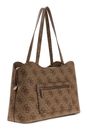 GUESS Janie Logo Tote Bag Latte Logo