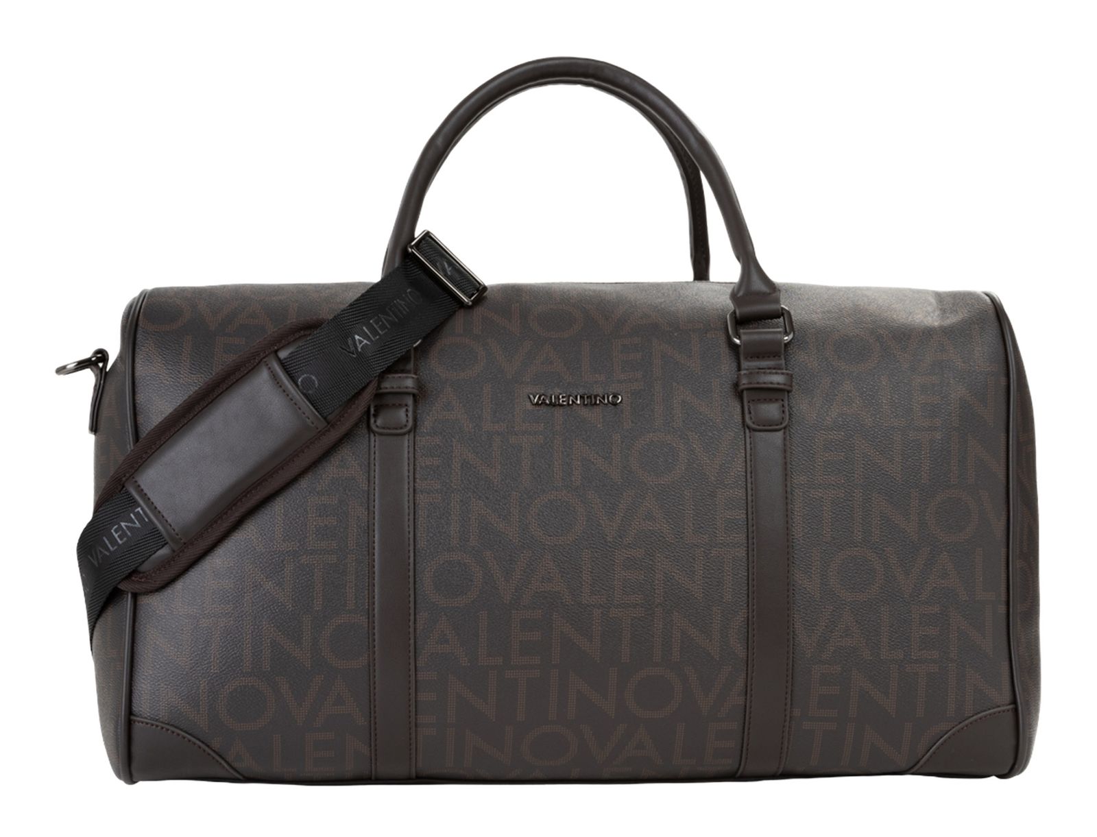 VALENTINO King Hand Duffer Bag Moro / Naturale