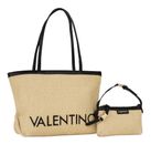 VALENTINO Maiam Shopping Bag Naturale / Nero
