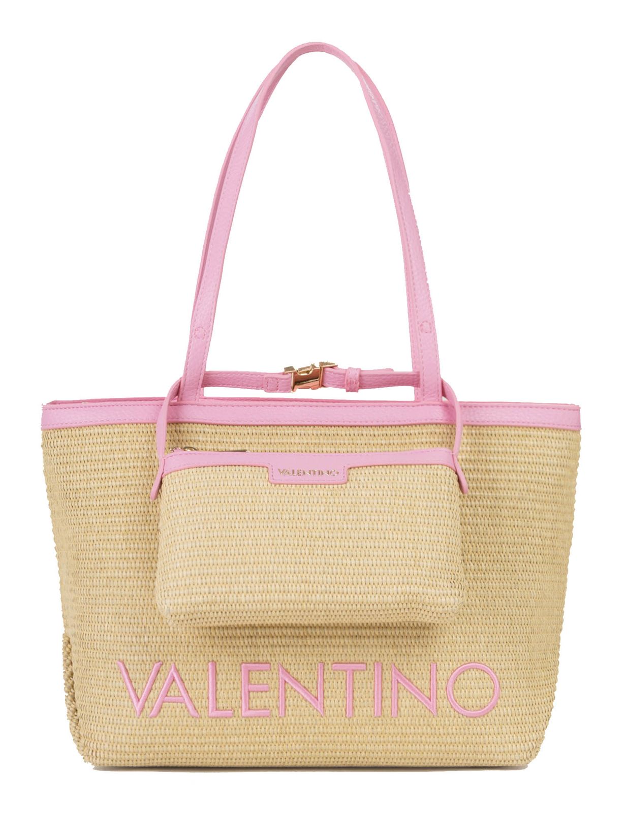 VALENTINO Maiam Shopping Bag Nat / Rosa VALENTINO Maiam Shopping Bag Nat / Rosa