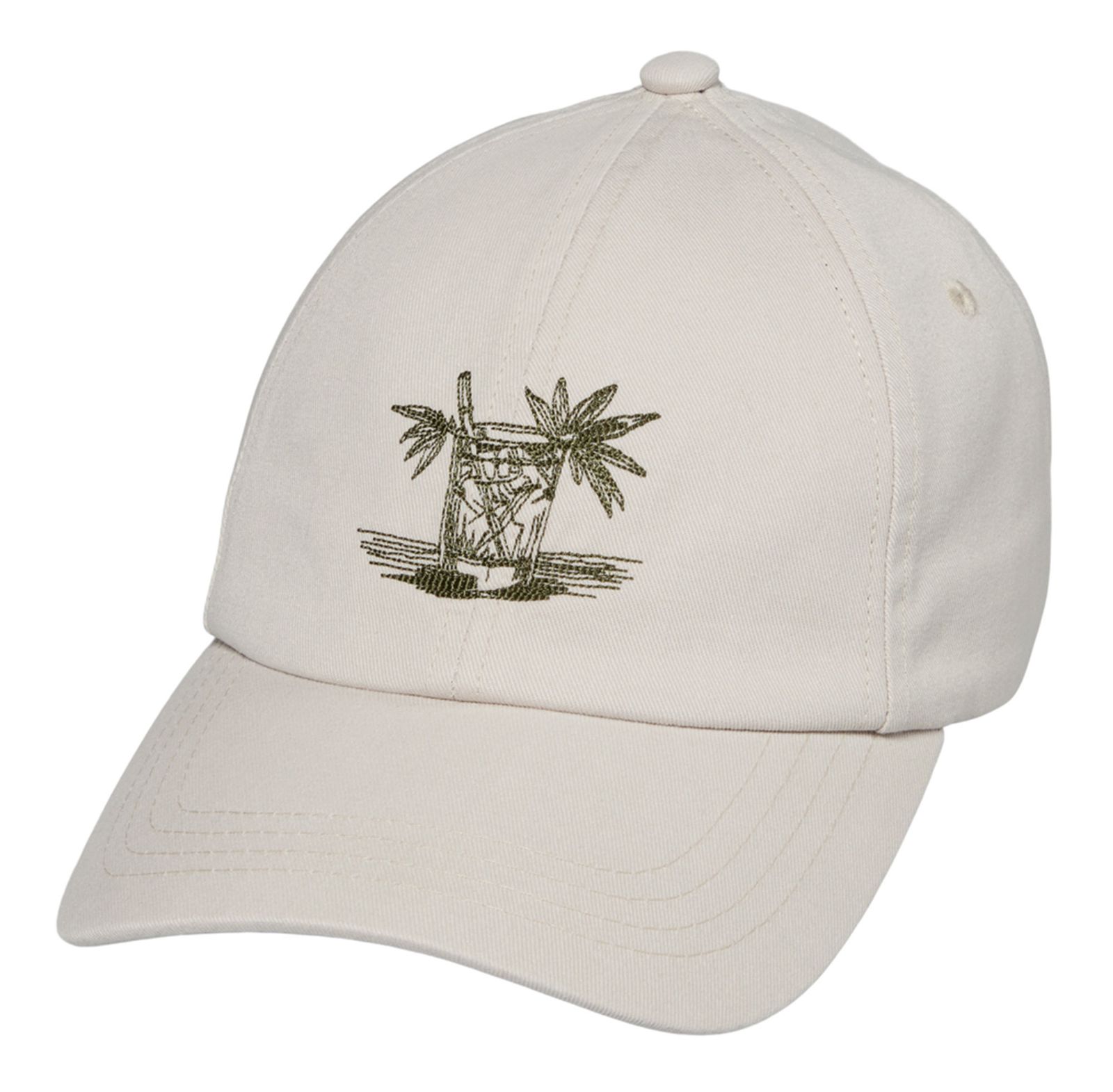 Marc O'Polo Woven Cap Grey Silk