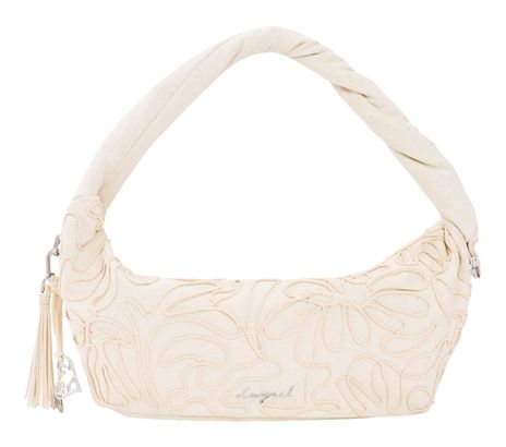 Desigual Edelina Munster Shoulder Bag Linen White