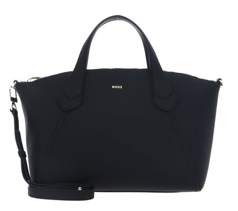 BOSS Lenah Zip Tote Bag M Black