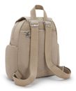 kipling Basic City Zip Mini Backpack Soft Taupe kipling Basic City Zip Mini Backpack Soft Taupe