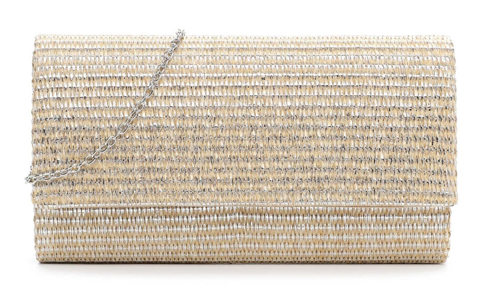 Tamaris Amalia Woven Crossbody Bag Silver