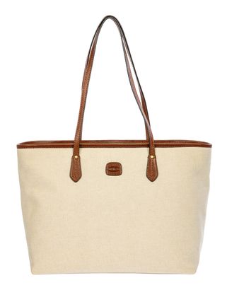 BRIC'S Volterra Trama Shopping Bag Cappuccino