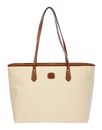 BRIC'S Volterra Trama Shopping Bag Cappuccino