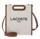 LACOSTE Heritage Canvas Tote Bag S Natural Tan
