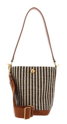 LACOSTE Summer Pack Bucket Bag S Natural Noir Tan