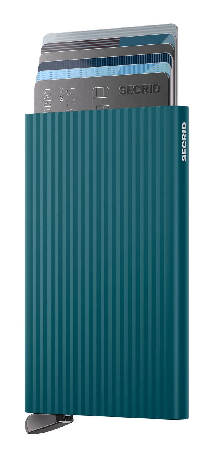 Secrid Premium Cardprotector+ Fluted Teal Secrid Premium Cardprotector+ Fluted Teal