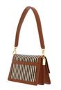 LACOSTE Summer Pack Flap Shoulder Bag Natural Noir Tan