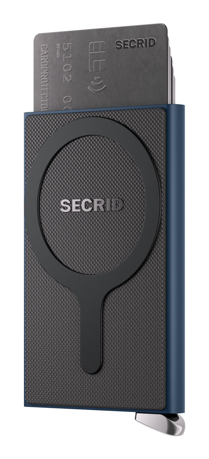 Secrid Premium Cardprotector+ Fluted For MagSafe Navy Secrid Premium Cardprotector+ Fluted For MagSafe Navy