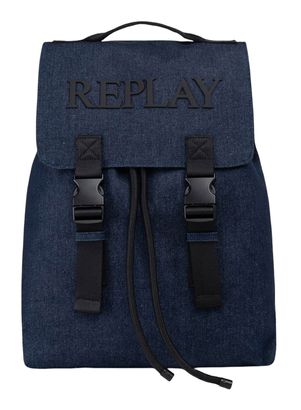 REPLAY Flap Backpack Night Denim