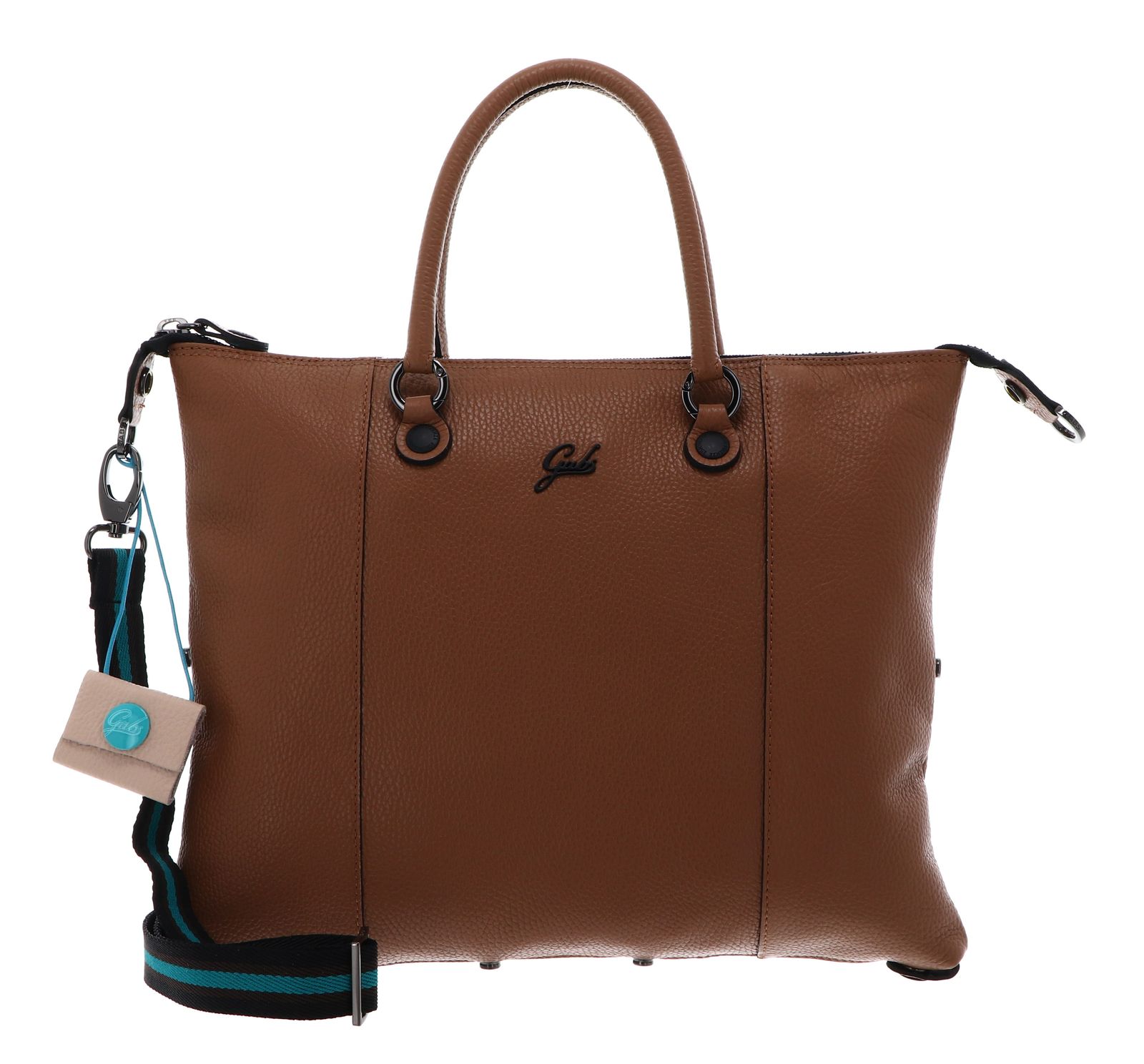 Gabs G3 Plus TG Bull Black Shoulder Bag M Camoscio