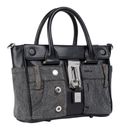 REPLAY Handbag Washed Black + Black