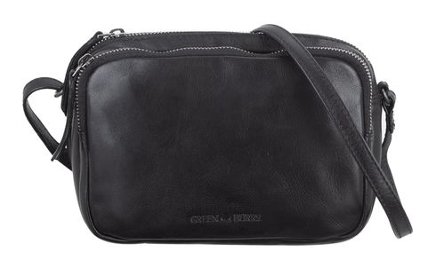 GREENBURRY Colombiana RV Shoulderbag 2 Zip M Black