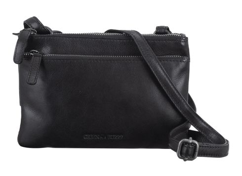 GREENBURRY Colombiana RV Shoulderbag 3 Zip S Black