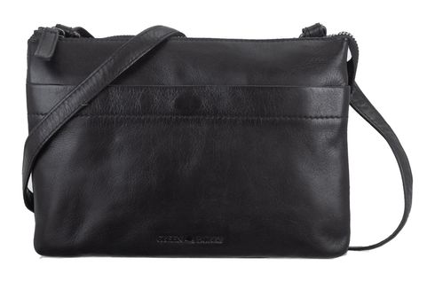 GREENBURRY Colombiana RV Shoulderbag 3 Zip M Black