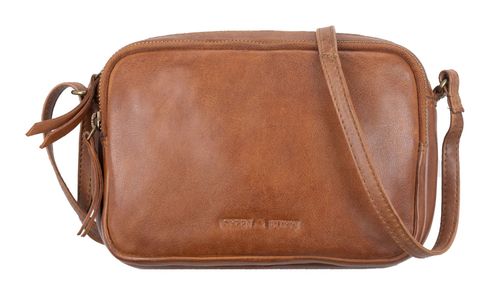 GREENBURRY Colombiana RV Shoulderbag 2 Zip M Nougat GREENBURRY Colombiana RV Shoulderbag 2 Zip M Nougat