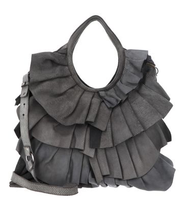 CATERINA LUCCHI Alice Shopping Bag L Grigio Chiaro
