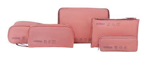 American Tourister Packing Organizers 5 Pcs Pink / Mauve