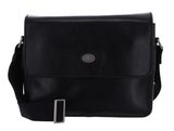 THE BRIDGE Stouo Messenger Bag Nero / Palladio o Nickel