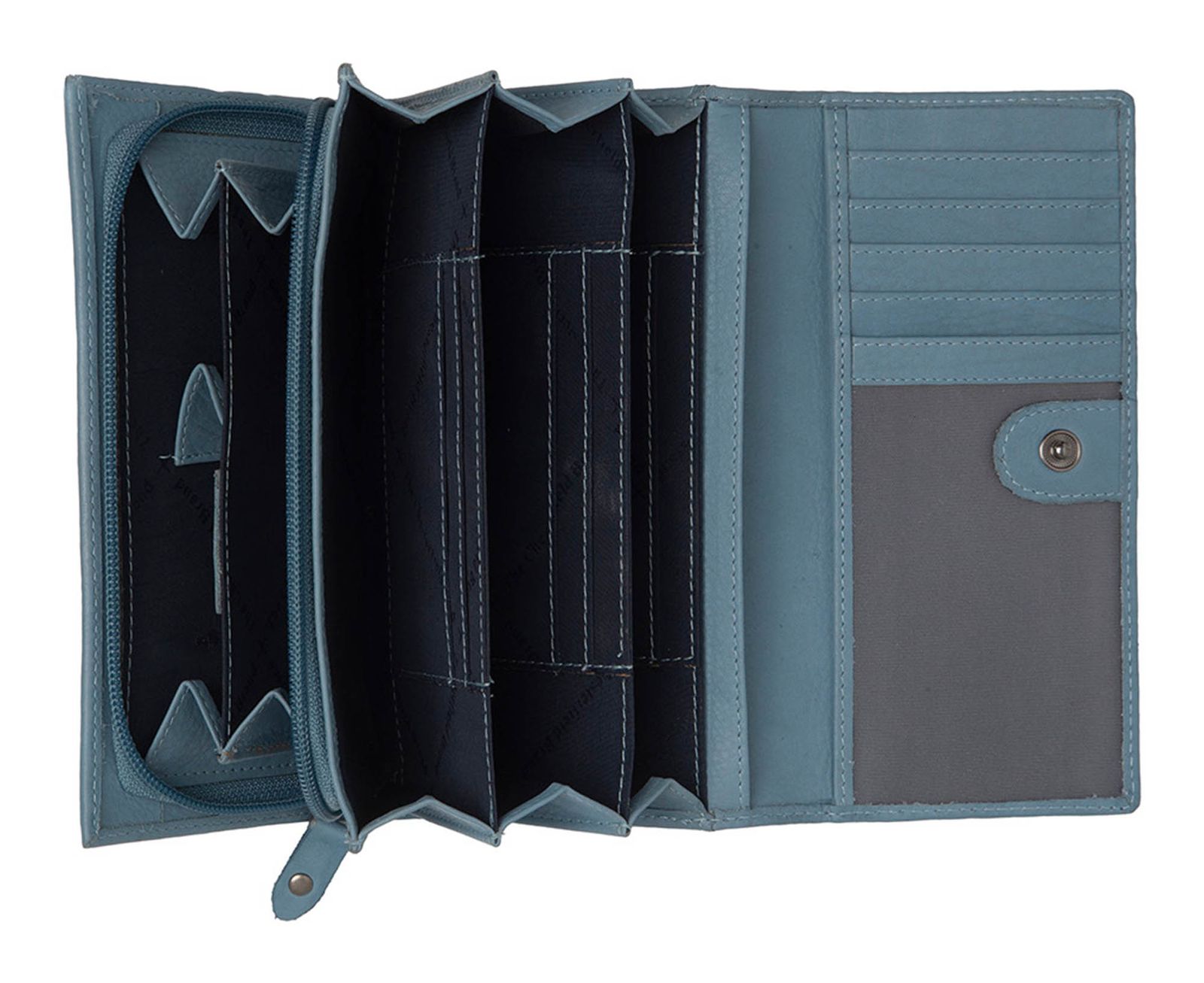 The Chesterfield Brand Valetta Ladies Wallet Skyblue The Chesterfield Brand Valetta Ladies Wallet Skyblue