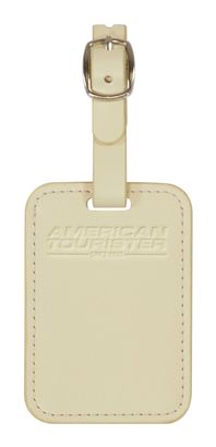 American Tourister Luggage Tag 2x Coconut Sand