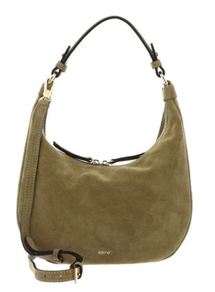 abro Leather Suede Hobo Bag Nana Mini Mud