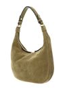 abro Leather Suede Hobo Bag Nana Mini Mud