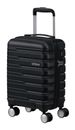 American Tourister Flashline Spinner Underseater Removable Wheels Shadow Black