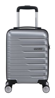 American Tourister Flashline Spinner Underseater Removable Wheels Sky Silver